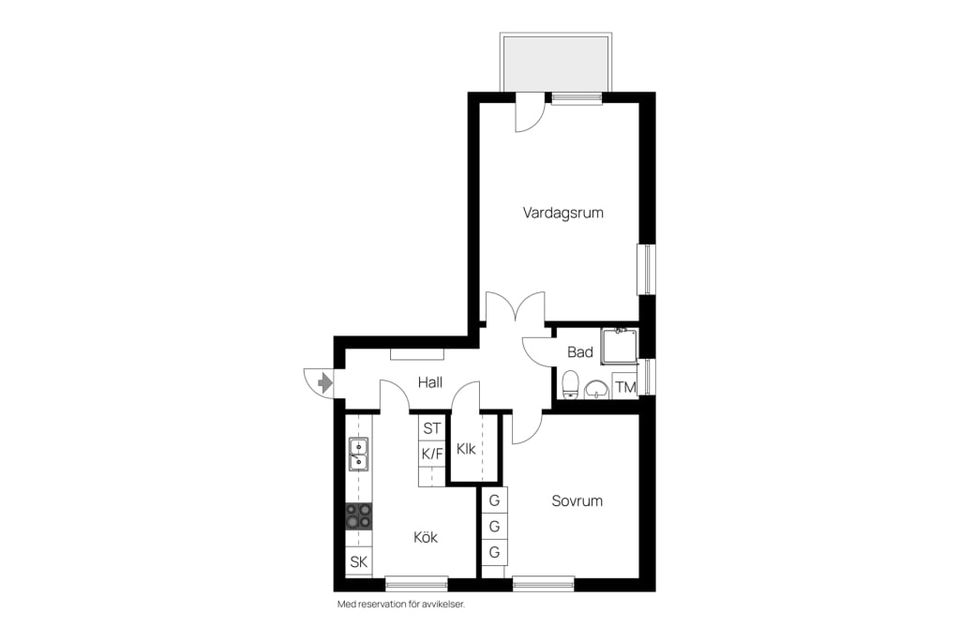 Bostadsrätt, Djupegatan 33b, Öster, Hudiksvall