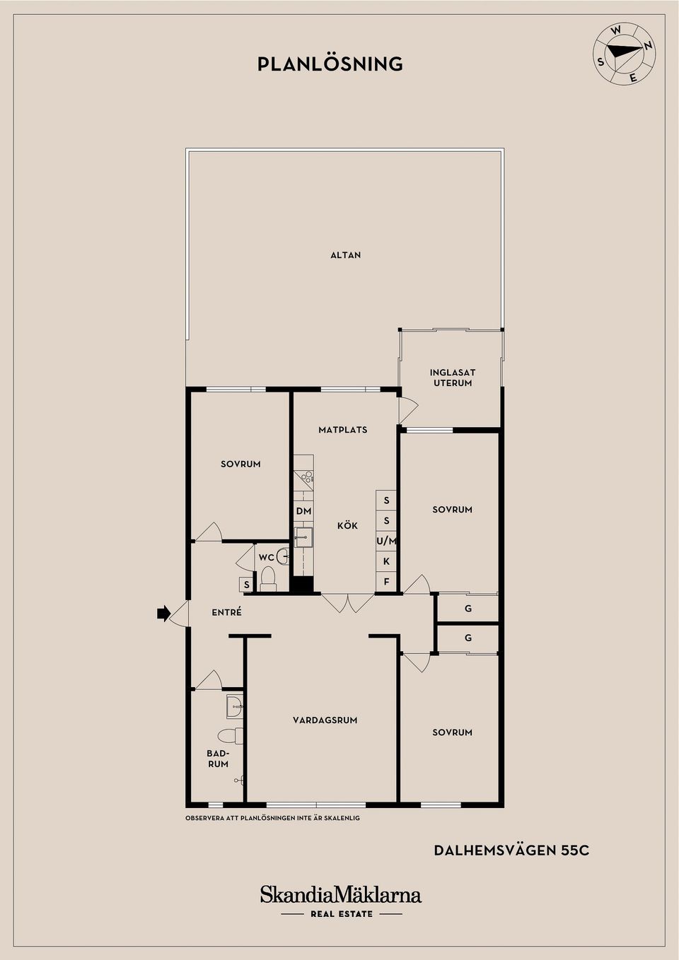 Bostadsrätt, Dalhemsvägen 55C, Dalhem, Helsingborg