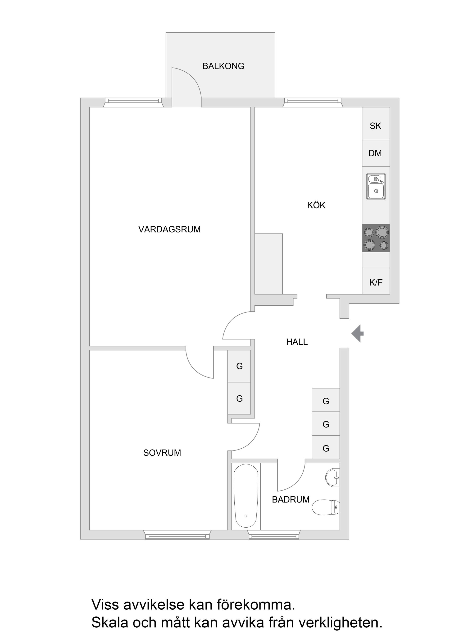 Bostadsrätt, Svartågatan 43, 3tr, Bagarmossen, Stockholm