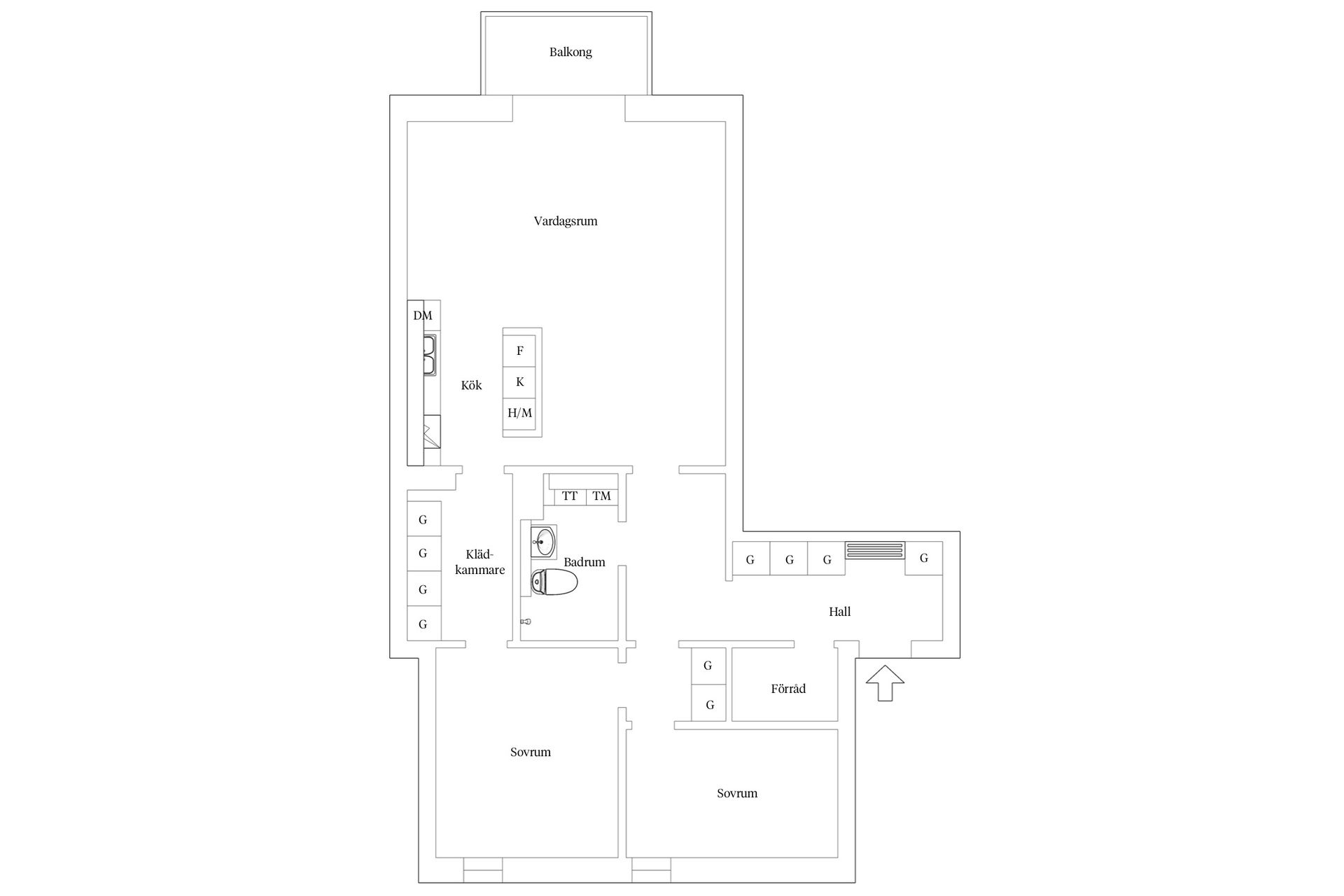 Bostadsrätt, Bataljonsgatan 10B, Eldsundsviken, Strängnäs