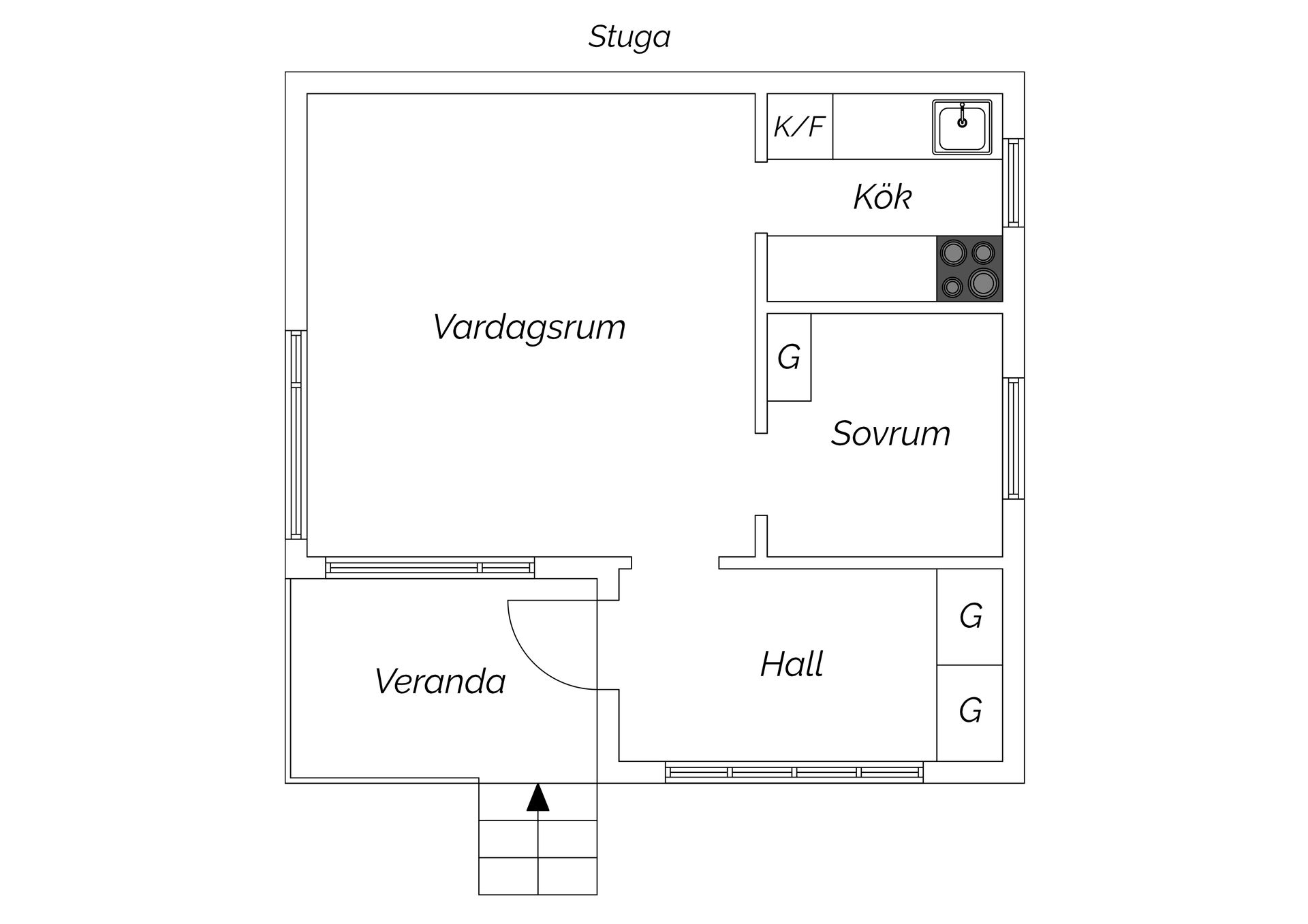 Fritidshus, Nerebyskogens väg 14, Harestad, Kungälv