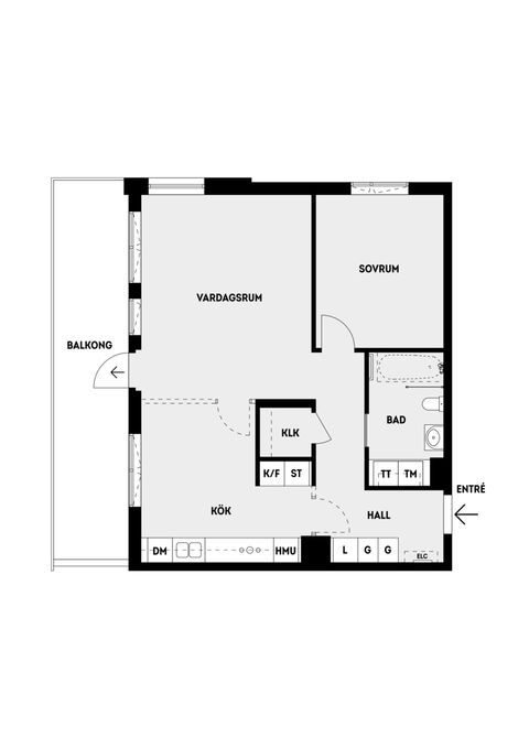 Bostadsrätt, Grindtorps skolgränd 40, Täby Centrum, Täby