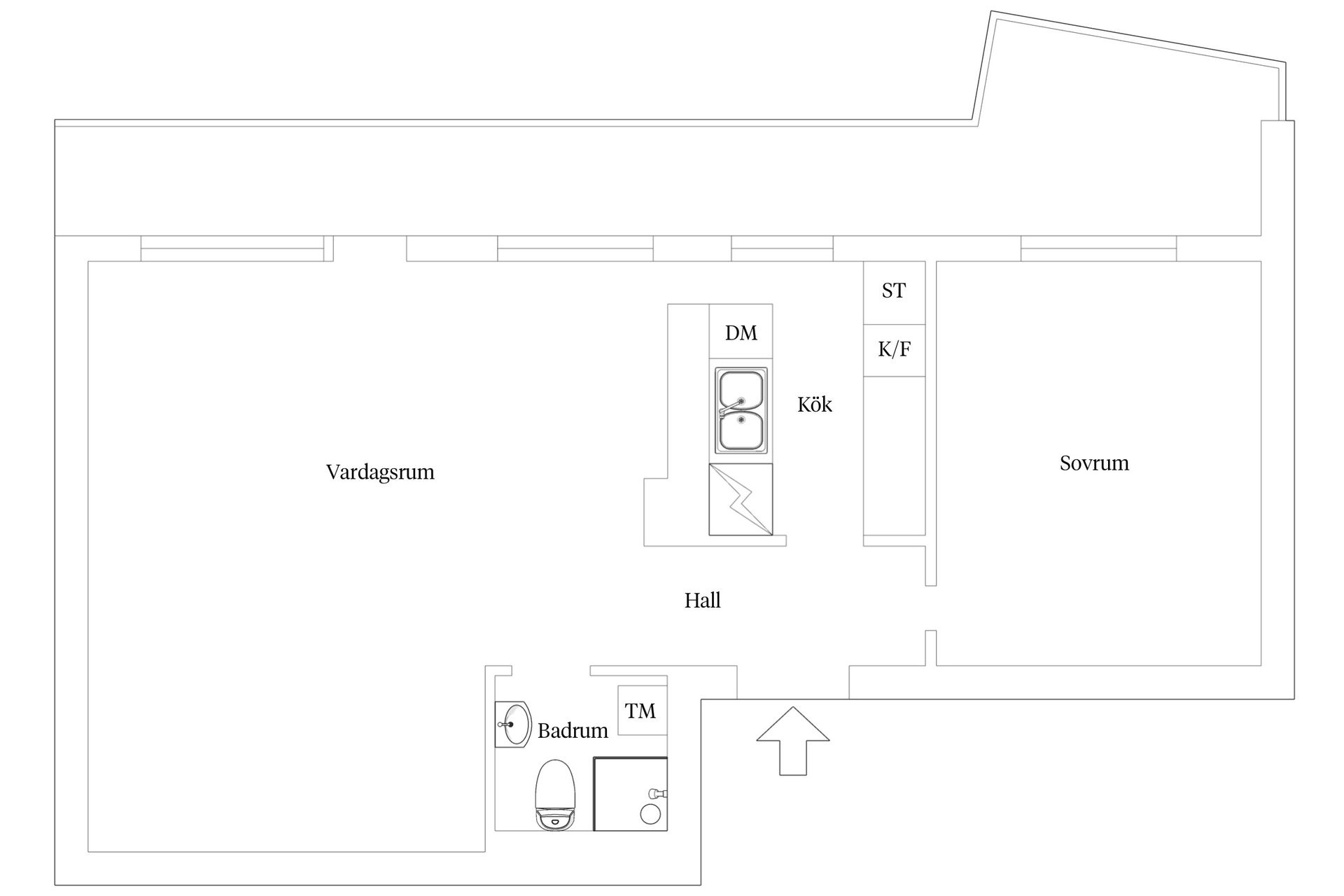 Bostadsrätt, Kocksgatan 51,3,5tr, Södermalm Sofia, Stockholm