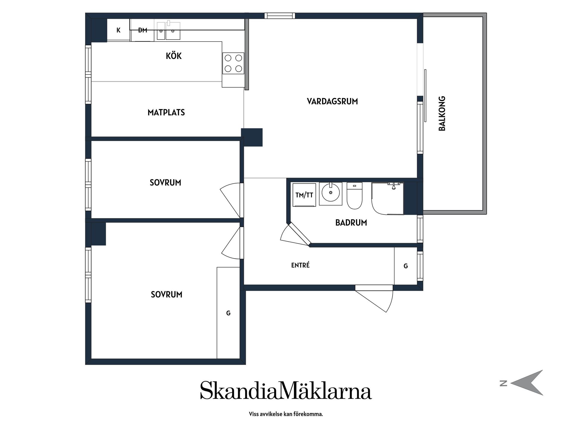 Bostadsrätt, Bruksparken 12, Centralt, Nykvarn