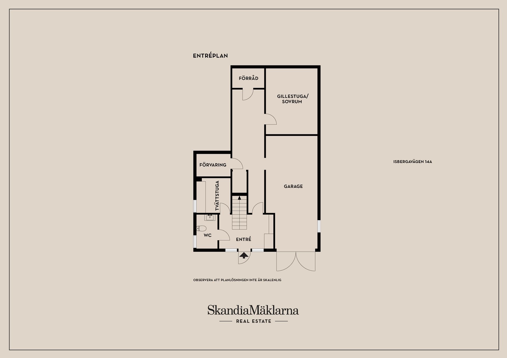 Villa, Isbergavägen 14A, Herrängen, Stockholm