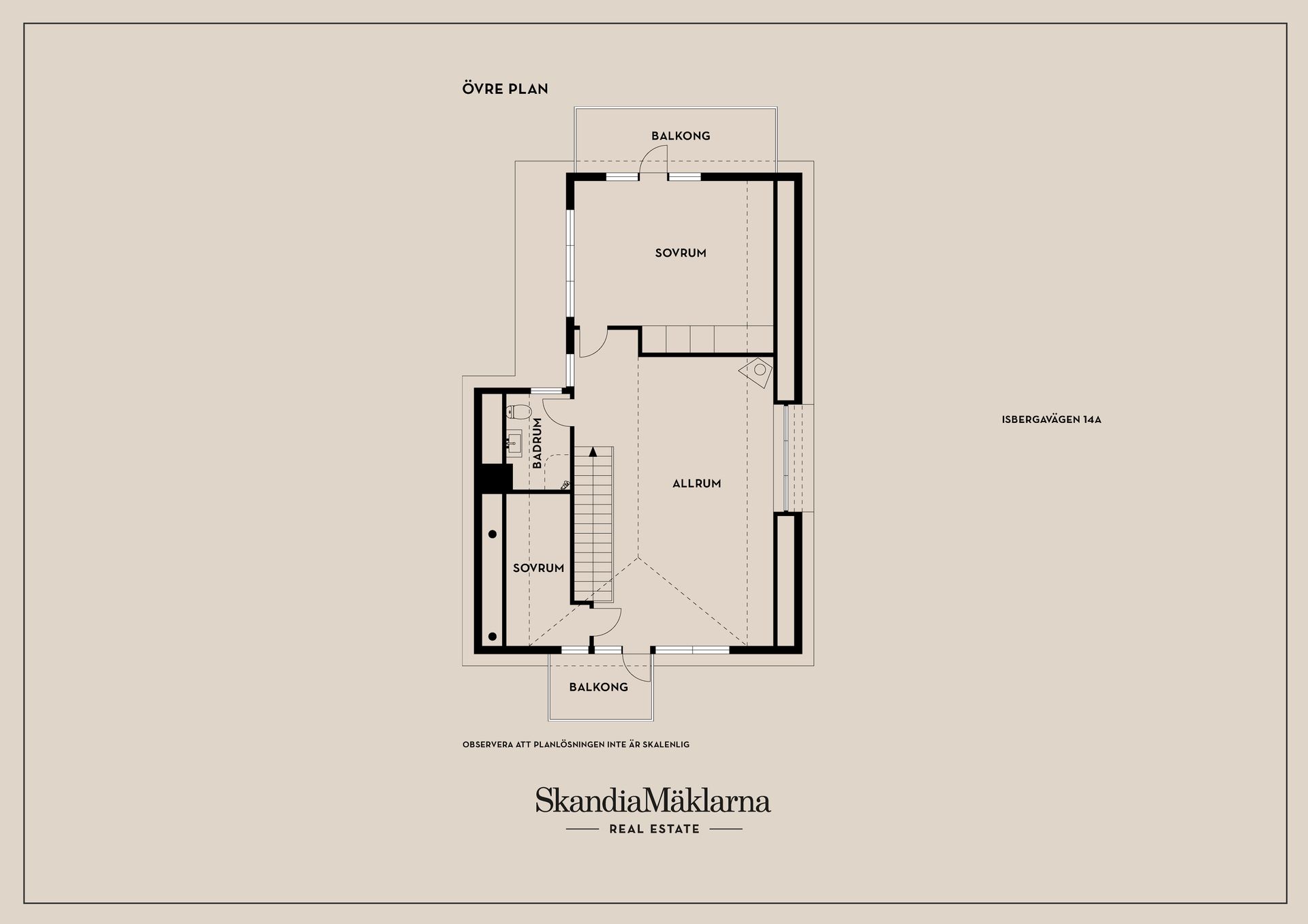 Villa, Isbergavägen 14A, Herrängen, Stockholm