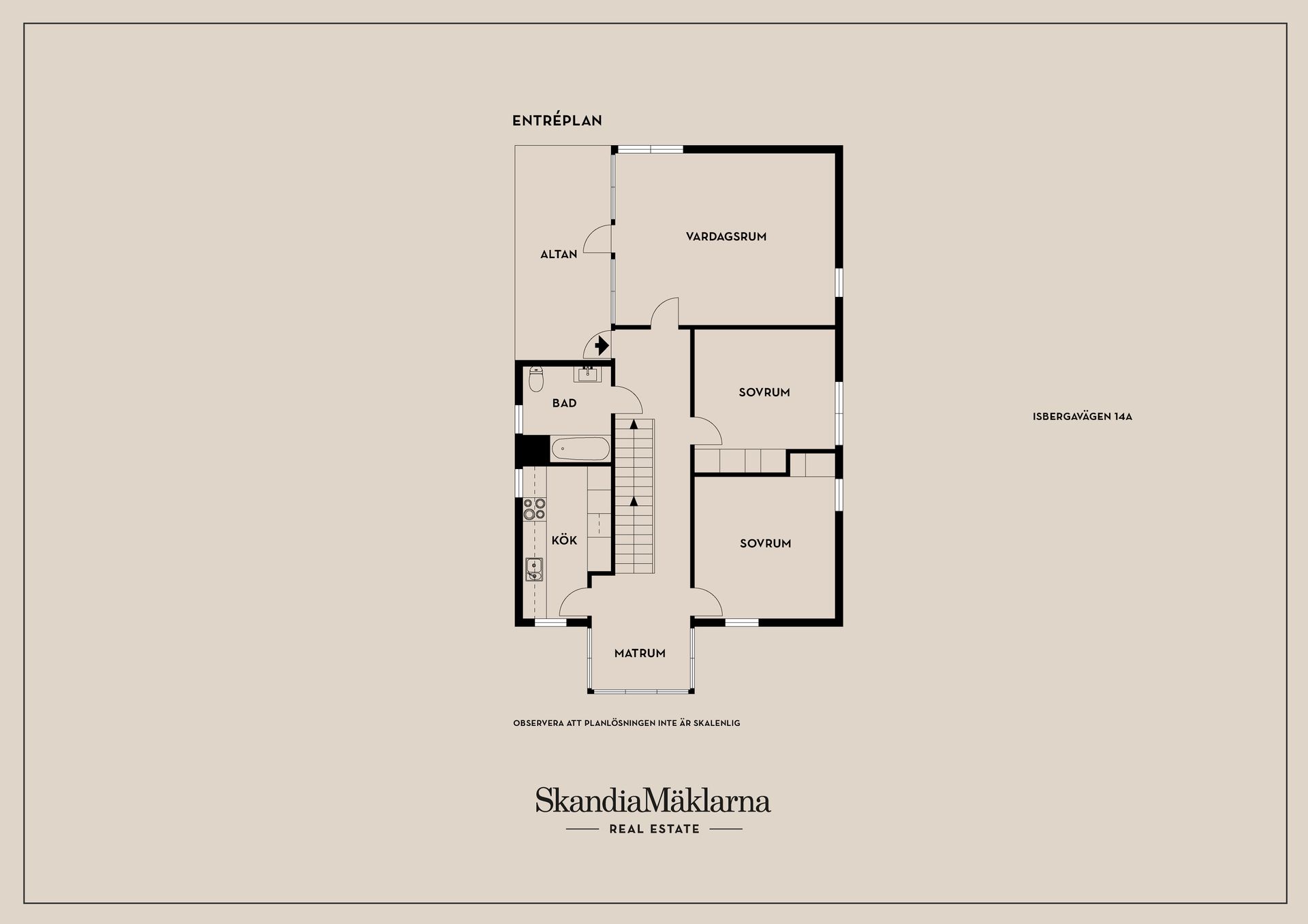 Villa, Isbergavägen 14A, Herrängen, Stockholm