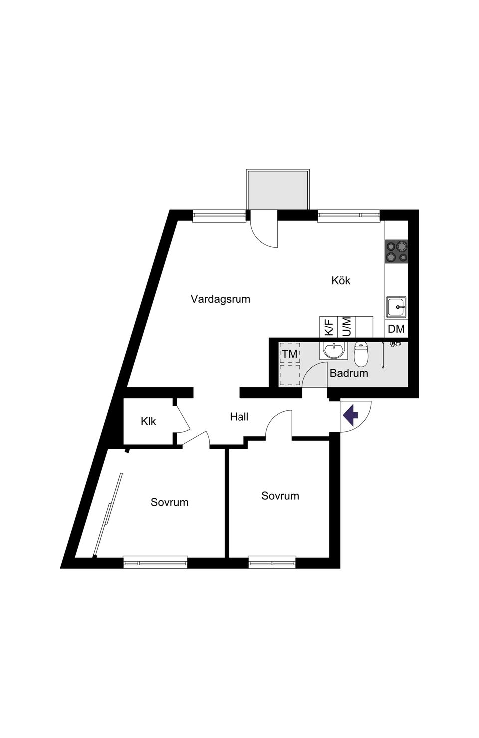 Bostadsrätt, Stampgatan 7, Tågaborg, Helsingborg