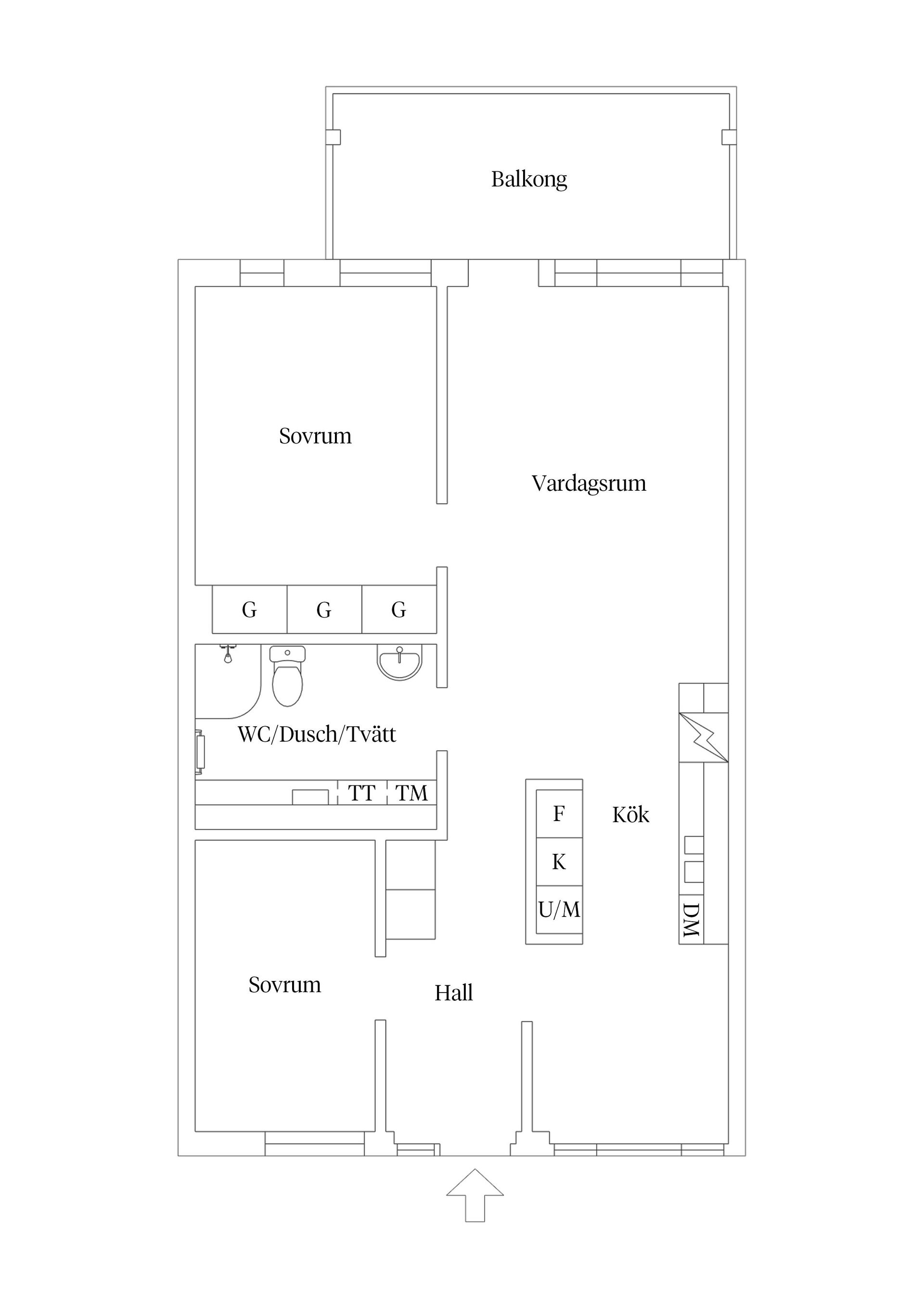 Bostadsrätt, Hemvägen 18G, Vimpeltorpet, Kalmar