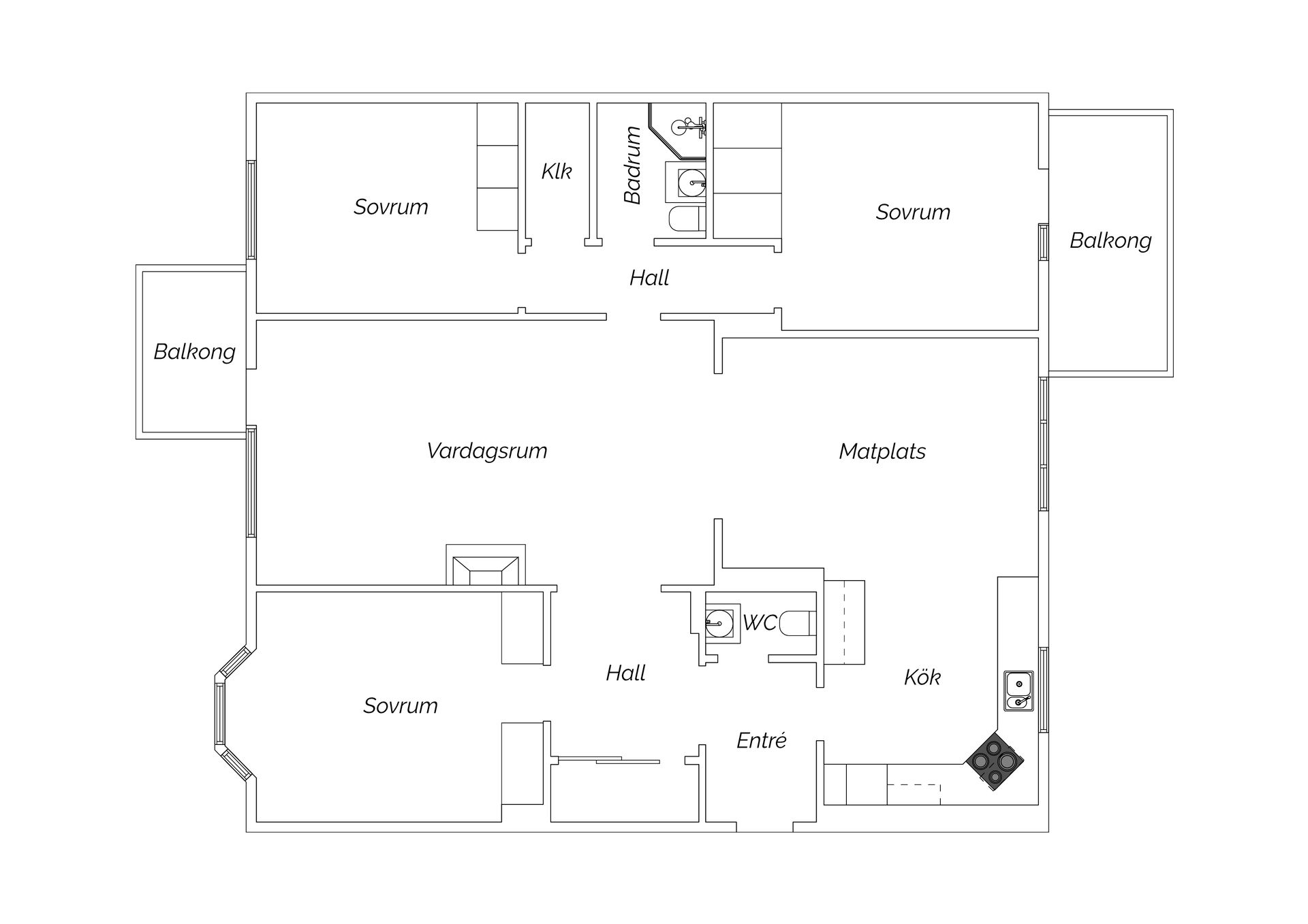 Bostadsrätt, Thulegatan 10A, Centrum-Stenstaden, Sundsvall