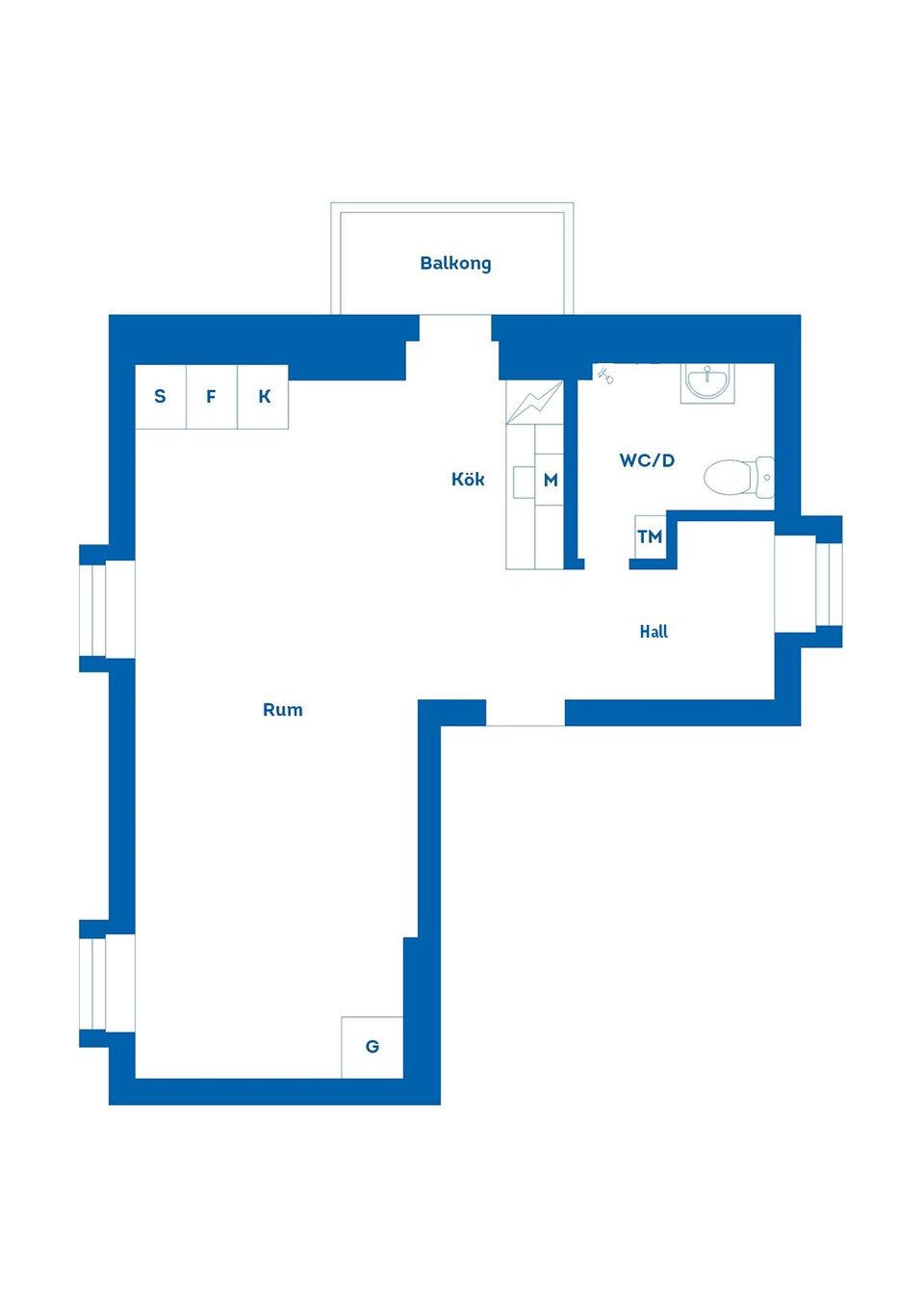 Bostadsrätt, Östgötagatan 41A, Vasastaden, Linköping