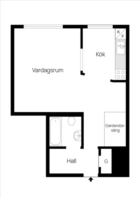 Bostadsrätt, Karlskronaplan 6, Västra Sorgenfri, Malmö