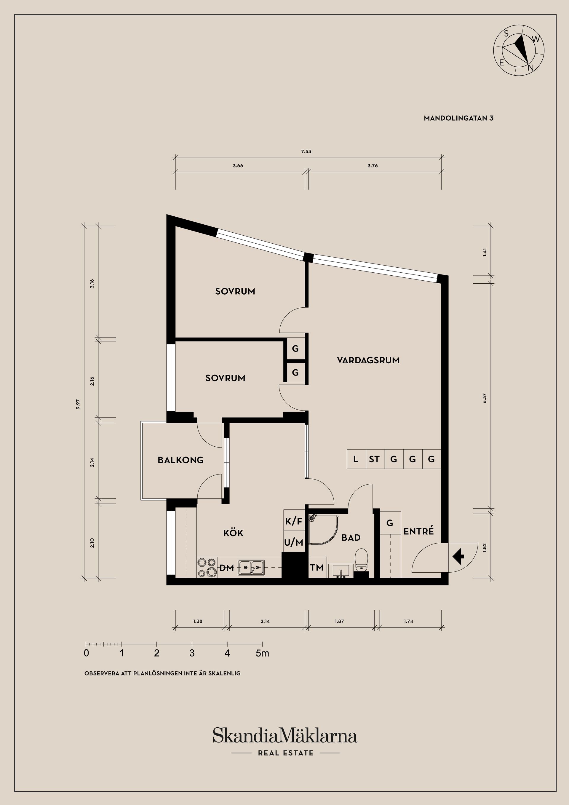 Bostadsrätt, Mandolingatan 3, Ruddalen, Göteborg