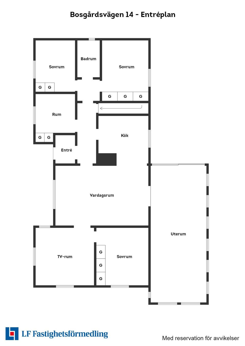 Villa, Bosgårdsvägen 14, Torup, Hylte