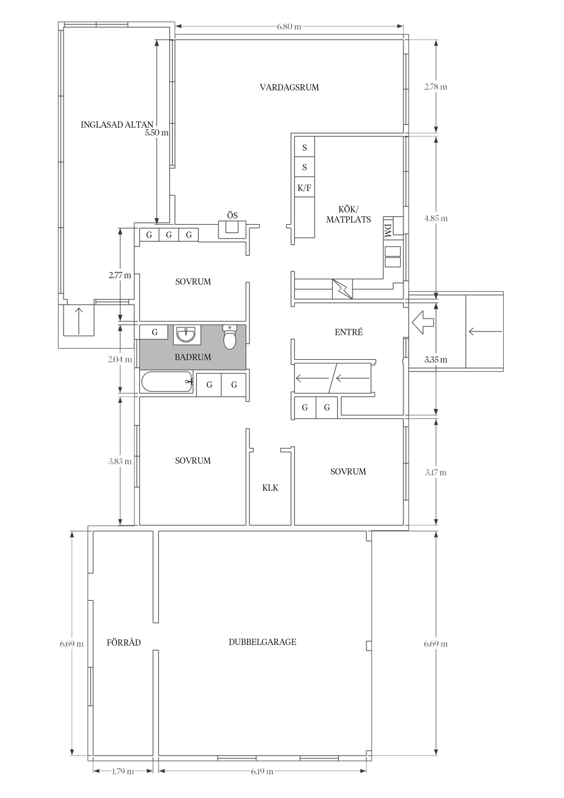 Villa, Gunnarp 402, Gunnarp, Falkenberg