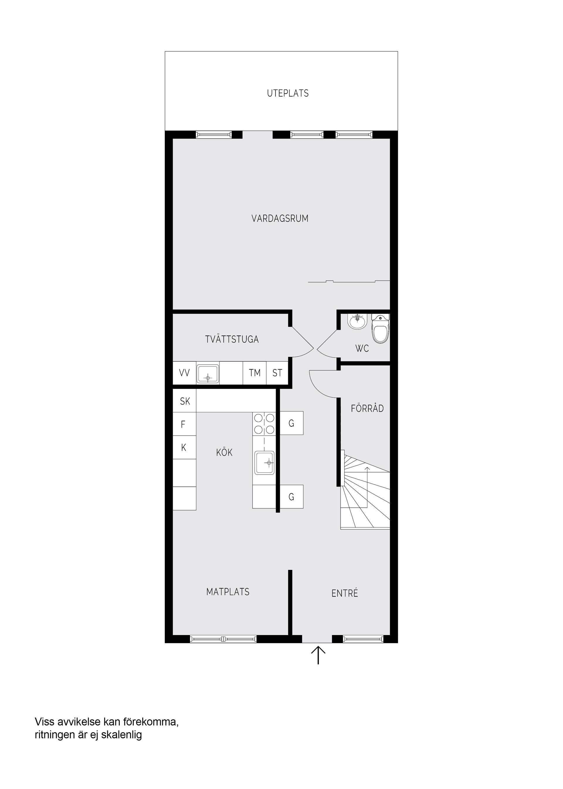 Radhus, Granebovägen 44, Svartbäcken, Haninge