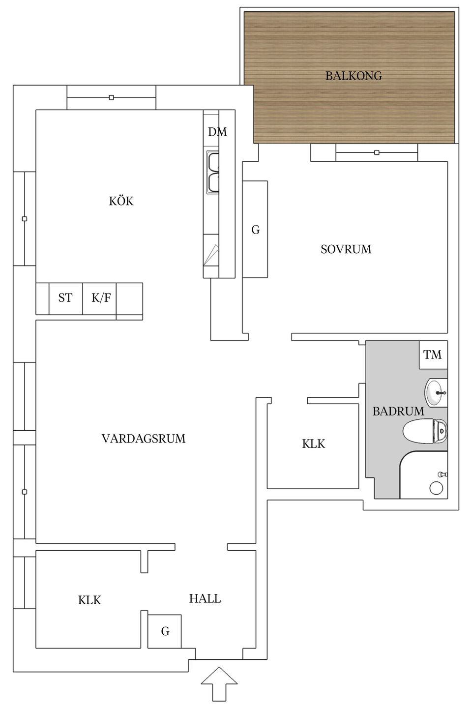 Bostadsrätt, Storgatan 72A, vån 9/9, Huvudsta, Solna