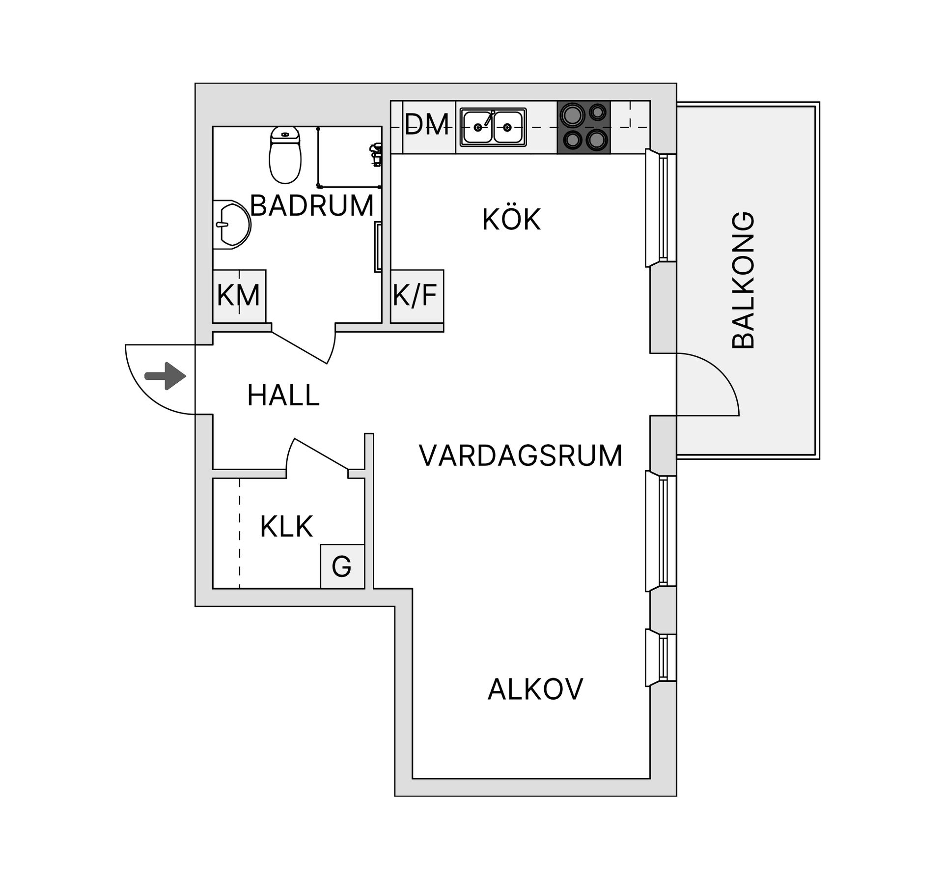 Bostadsrätt, Björklundavägen 4, Nya Hovås, Göteborg