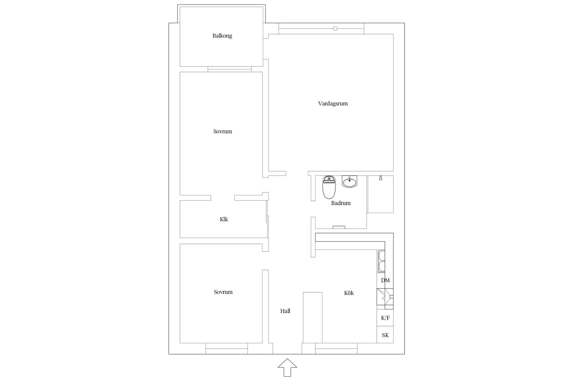 Bostadsrätt, Domherrevägen 3D, Väster, Lund