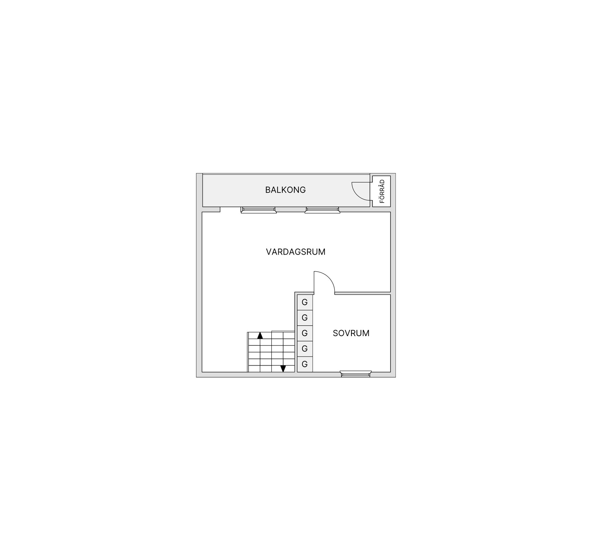 Radhus, Vallmovägen 82, Centrala Gällivare, Gällivare