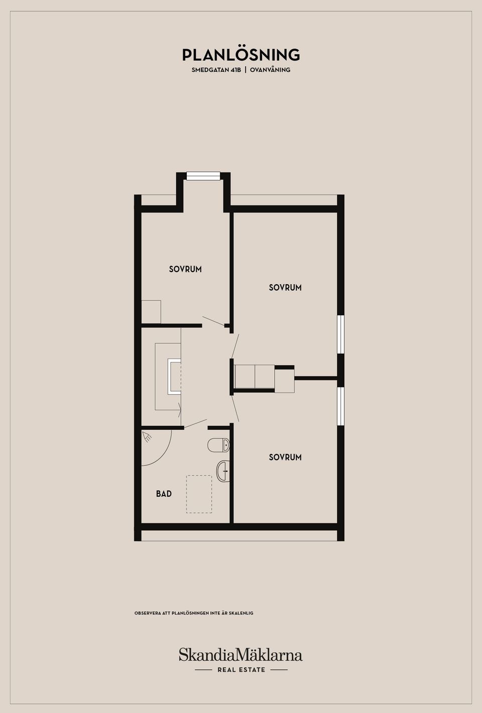 Radhus, Smedgatan 41B, Skurup