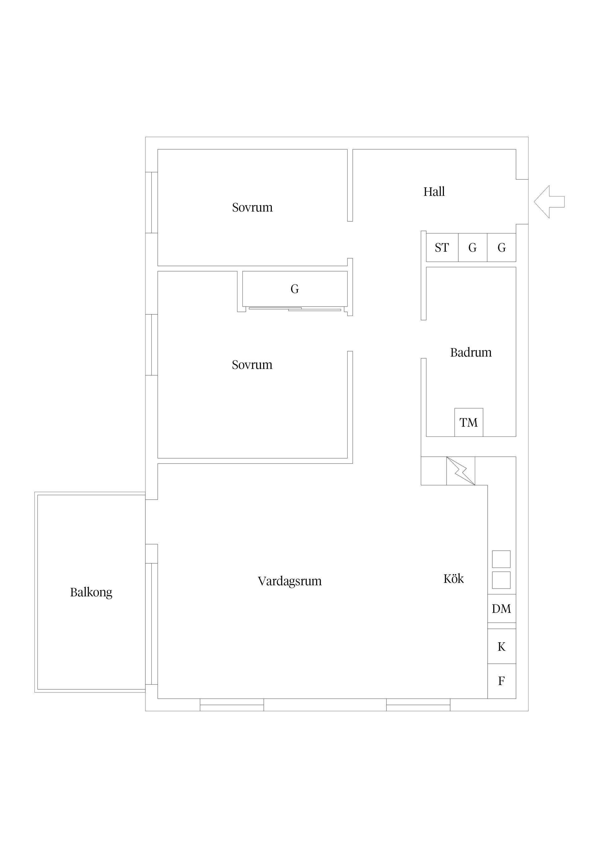 Bostadsrätt, Isbergs gata 6, Dockan, Malmö
