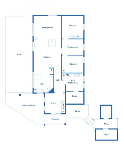 Villa, Hagas väg 10, Gärdebyn, Rättvik
