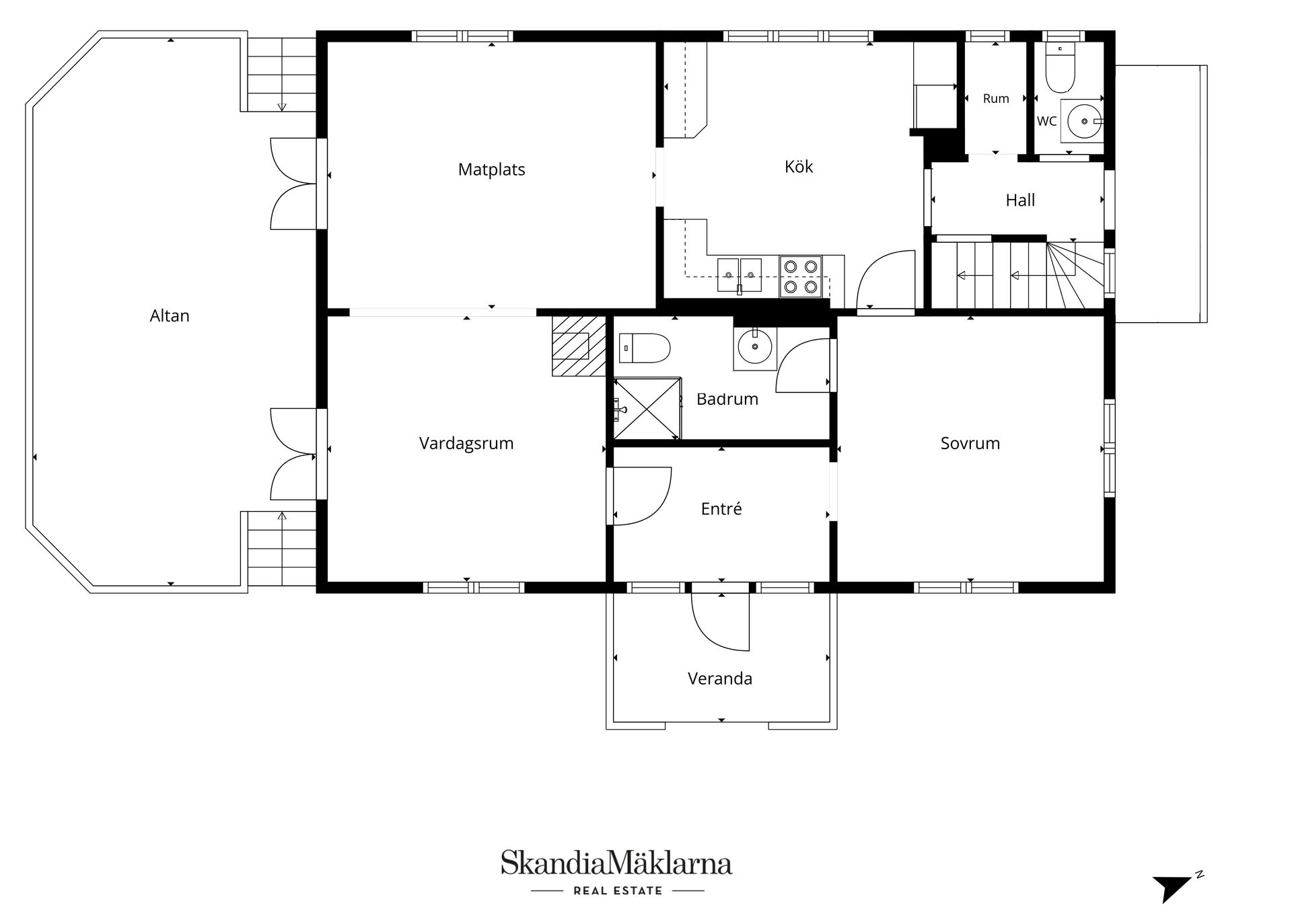 Villa, Brandstorpsvägen 16, Habo