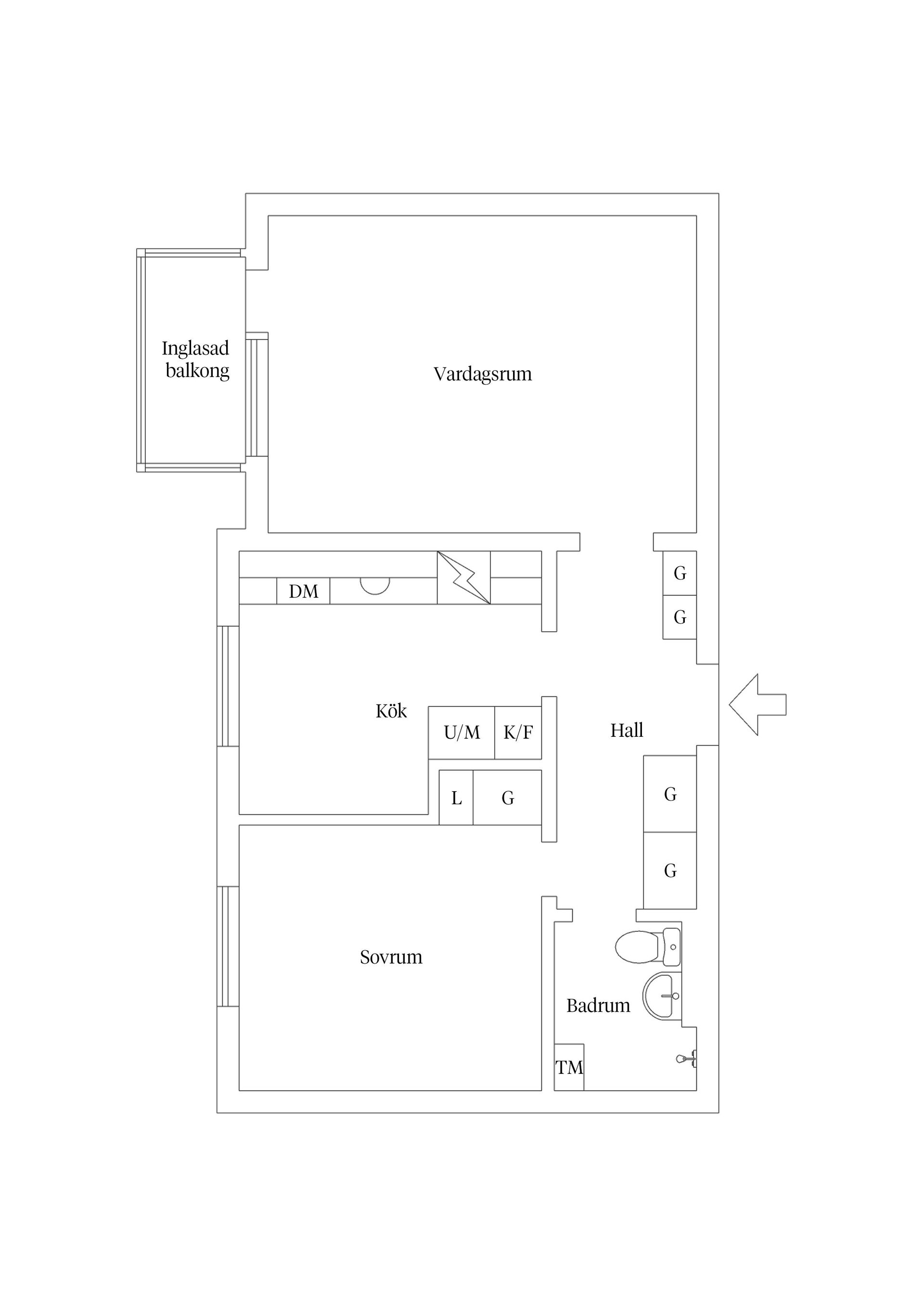 Bostadsrätt, Tegelviksvägen 7B, Tegelviken, Kalmar