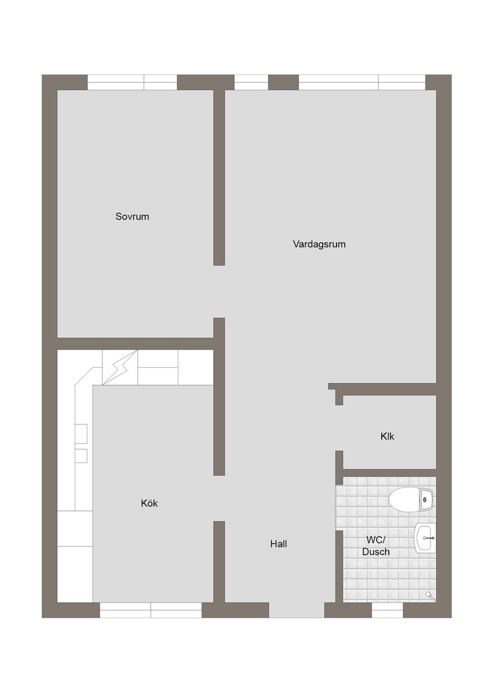 Bostadsrätt, Eriksgatan 34, Centrum, Enköping