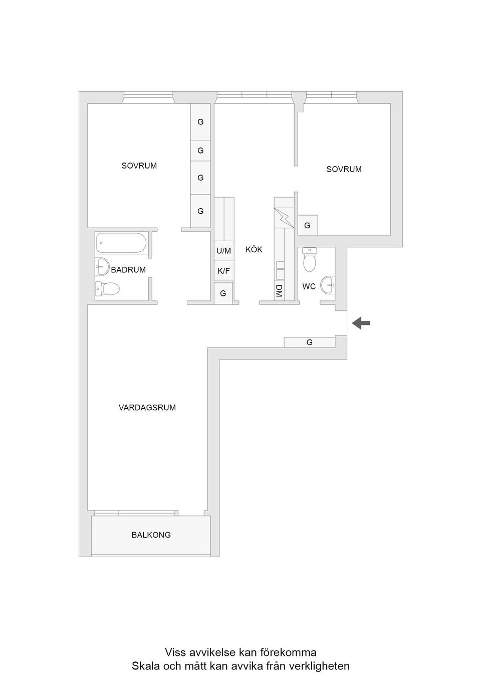 Bostadsrätt, Bangatan 31B, Nordanby, Västerås