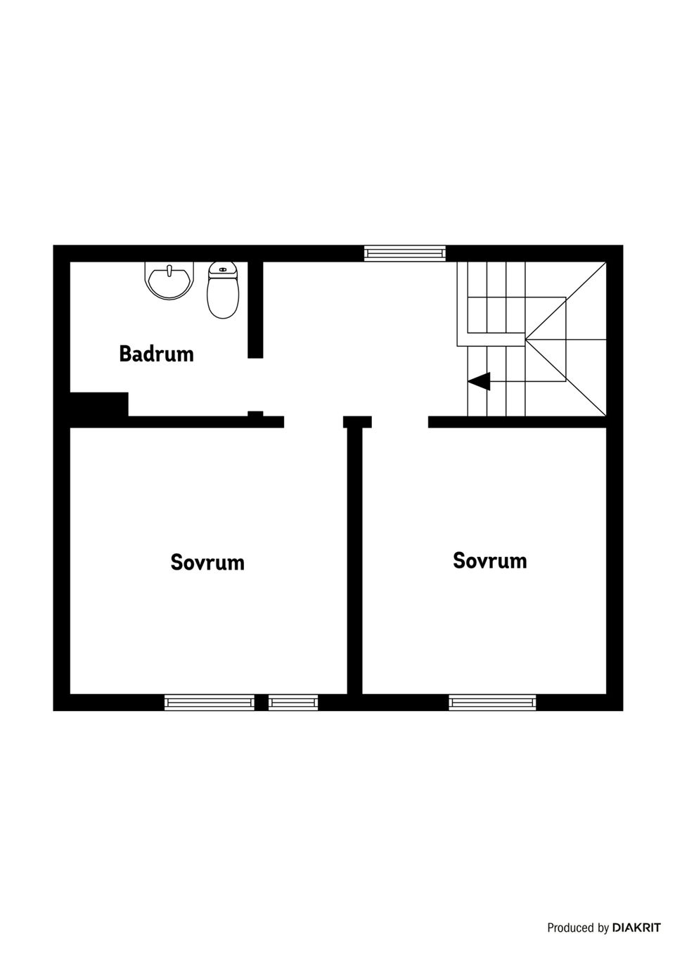 Radhus, Rosenbloms väg 18, Lasarettsområdet, Nyköping