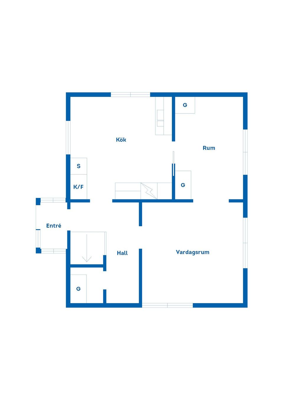 Villa, Källhagsvägen 4, Los, Hamra, Ljusdal