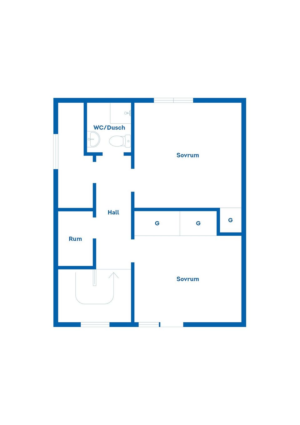 Villa, Källhagsvägen 4, Los, Hamra, Ljusdal