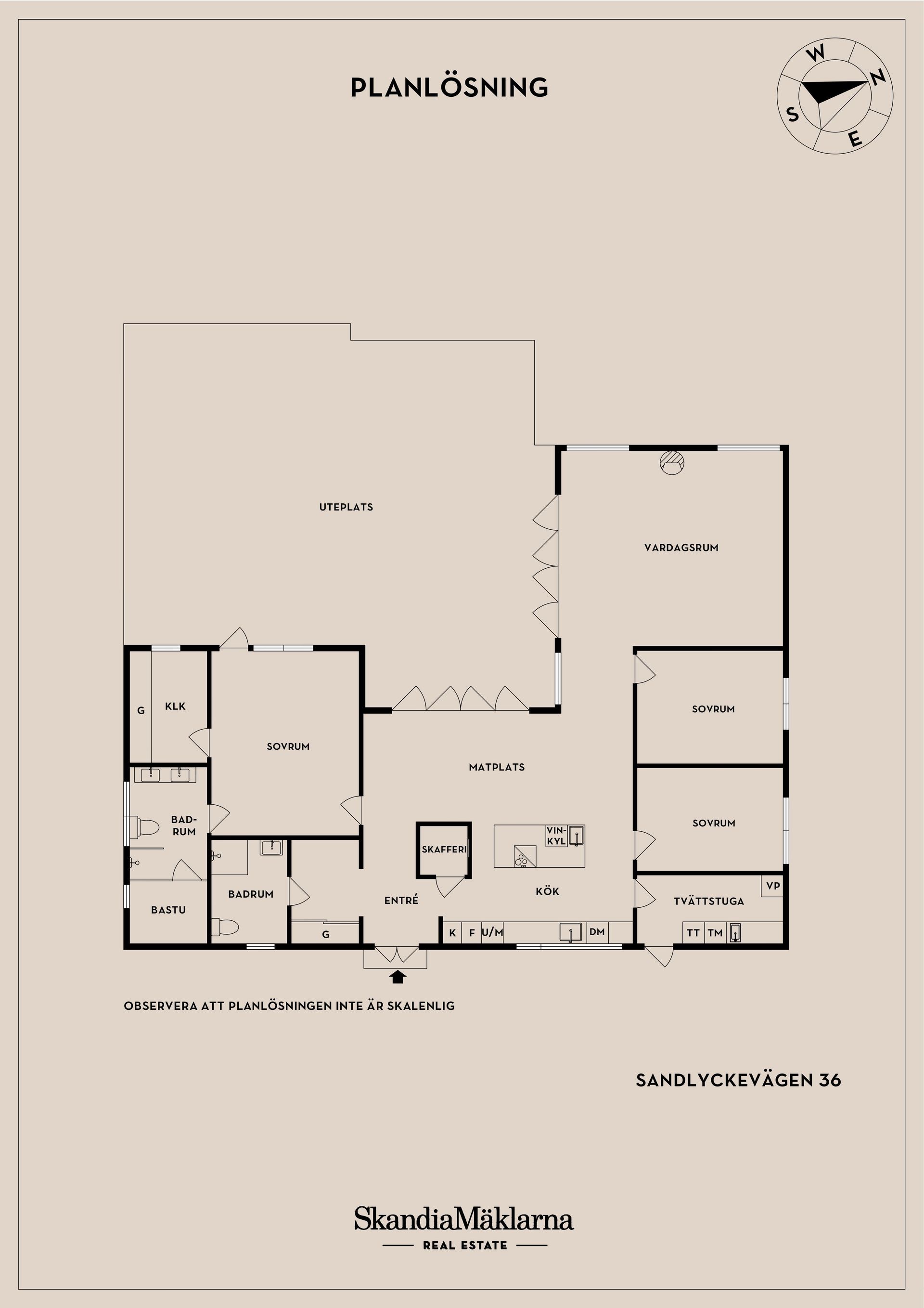 Villa, Sandlyckevägen 36, Vejbystrand, Ängelholm