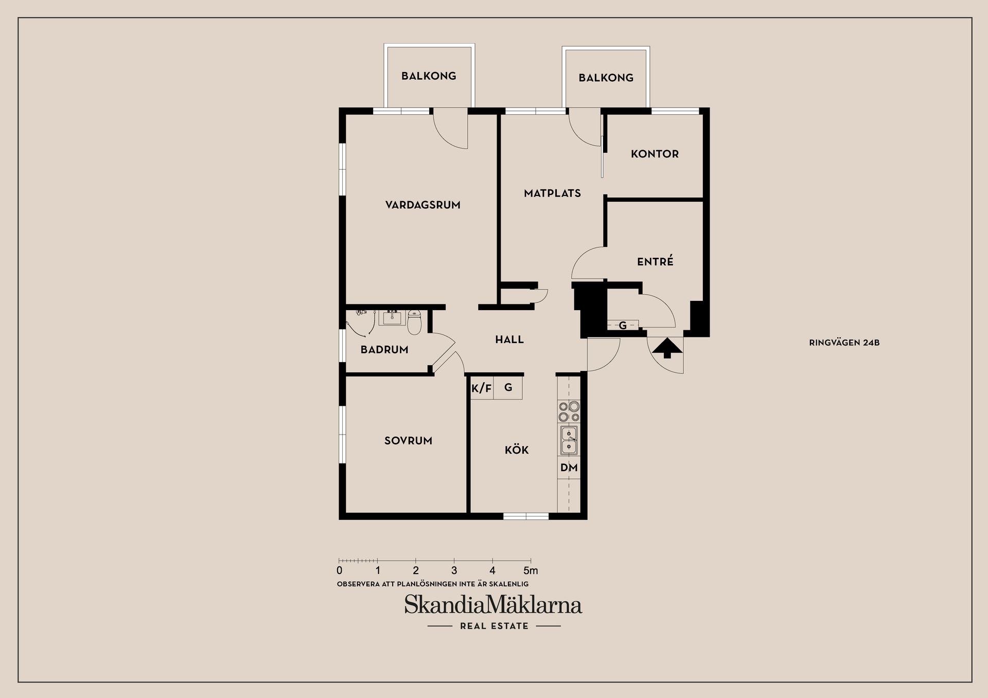 Bostadsrätt, Ringvägen 24B, Mjölby
