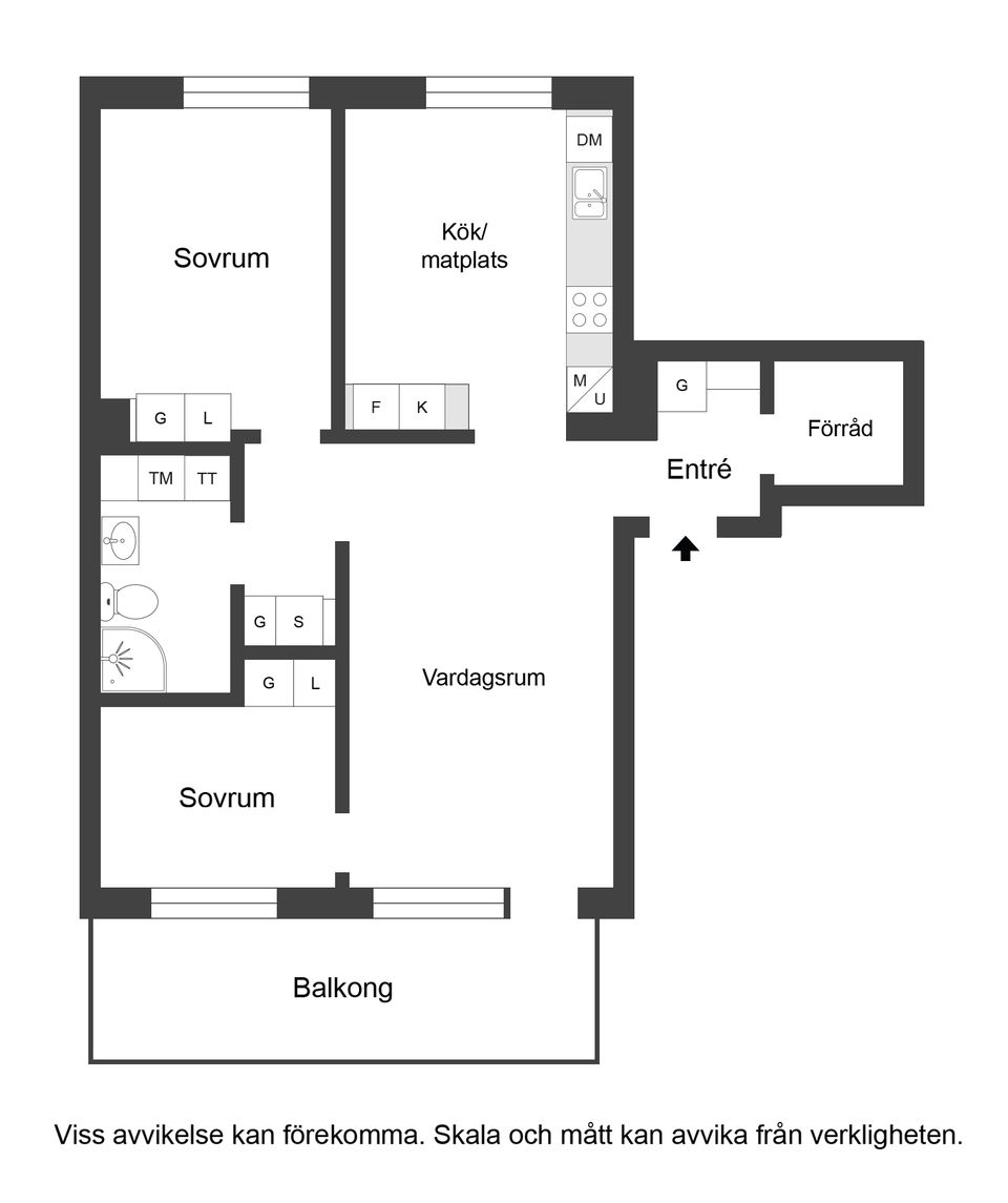Bostadsrätt, Blommelundsallén 3, Haga Sandbyhov, Norrköping
