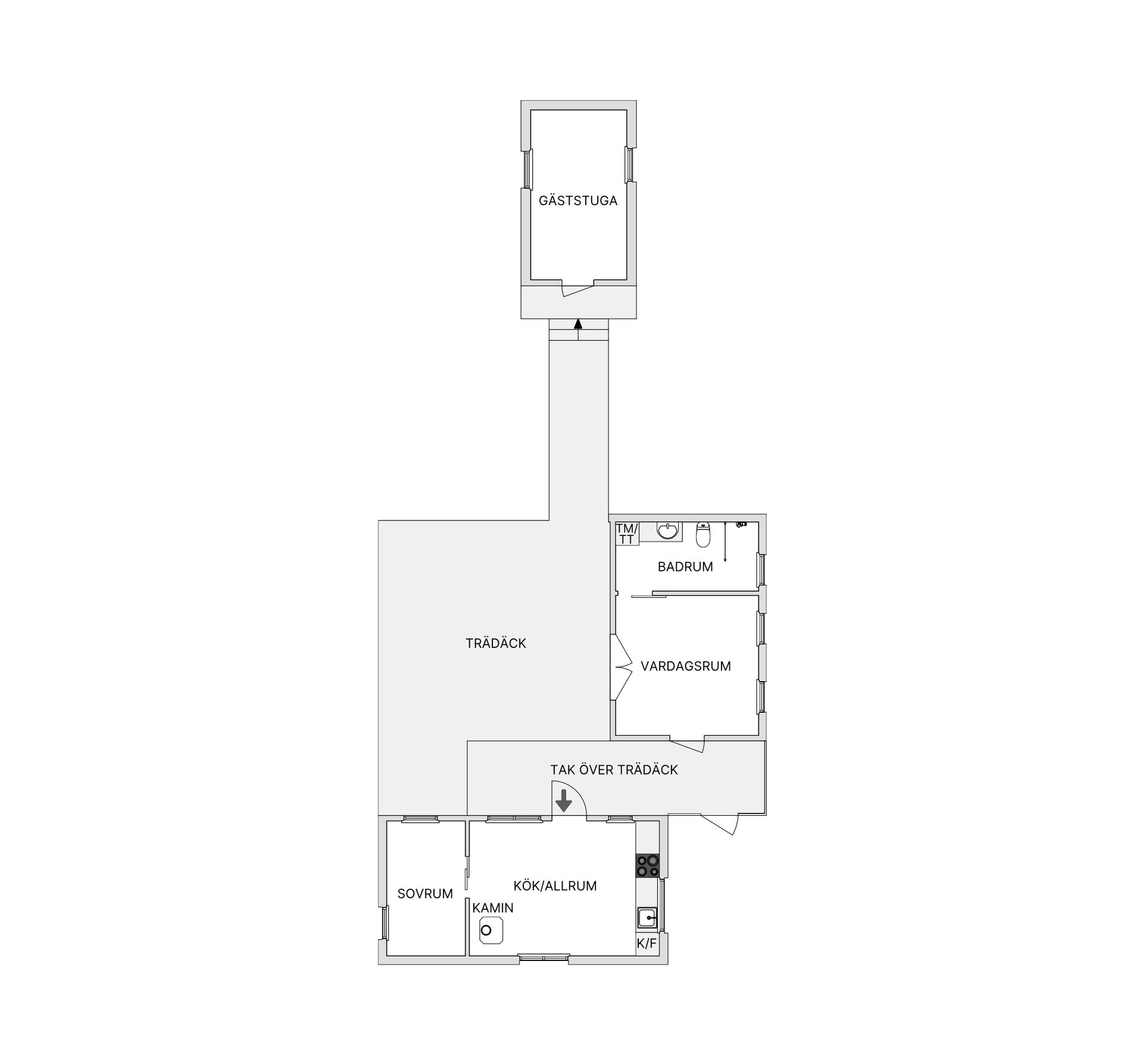 Fritidshus, Porrarp 5351, Vittsjö, Hässleholm