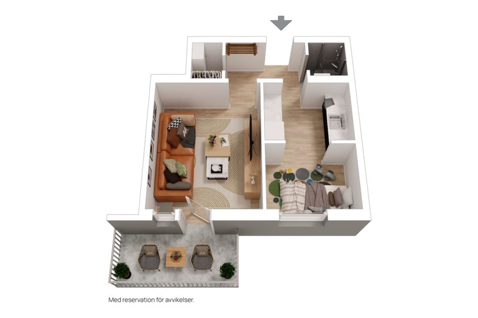 Bostadsrätt, Bromsgatan 2B, Centralt / Norr, Örebro