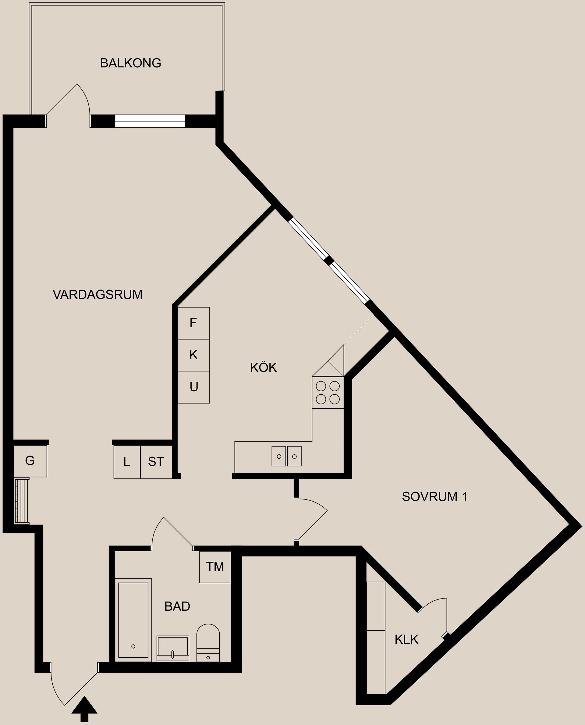 Bostadsrätt, Aktergatan 14, Lindö, Norrköping