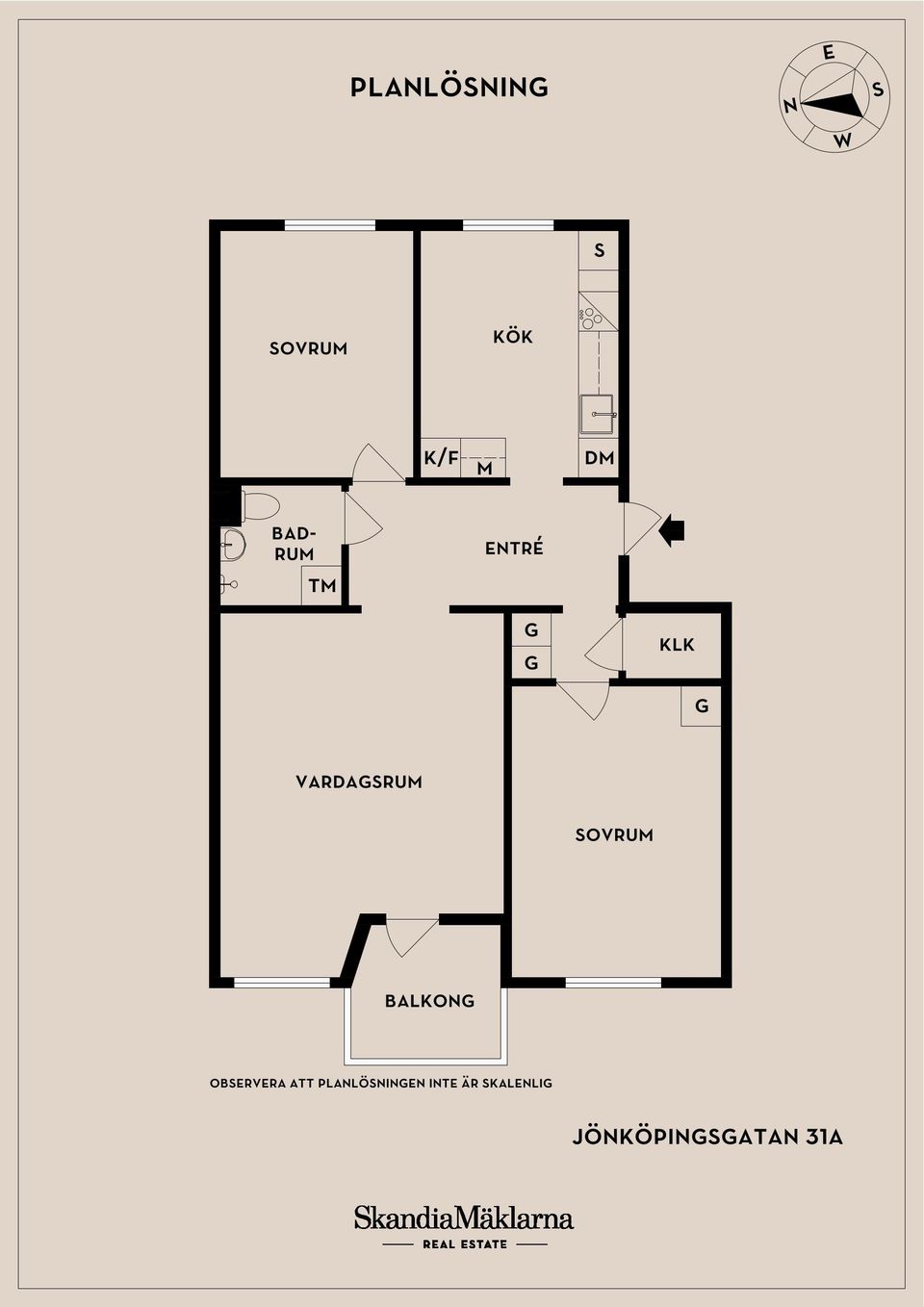 Bostadsrätt, Jönköpingsgatan 31A, Husensjö, Helsingborg