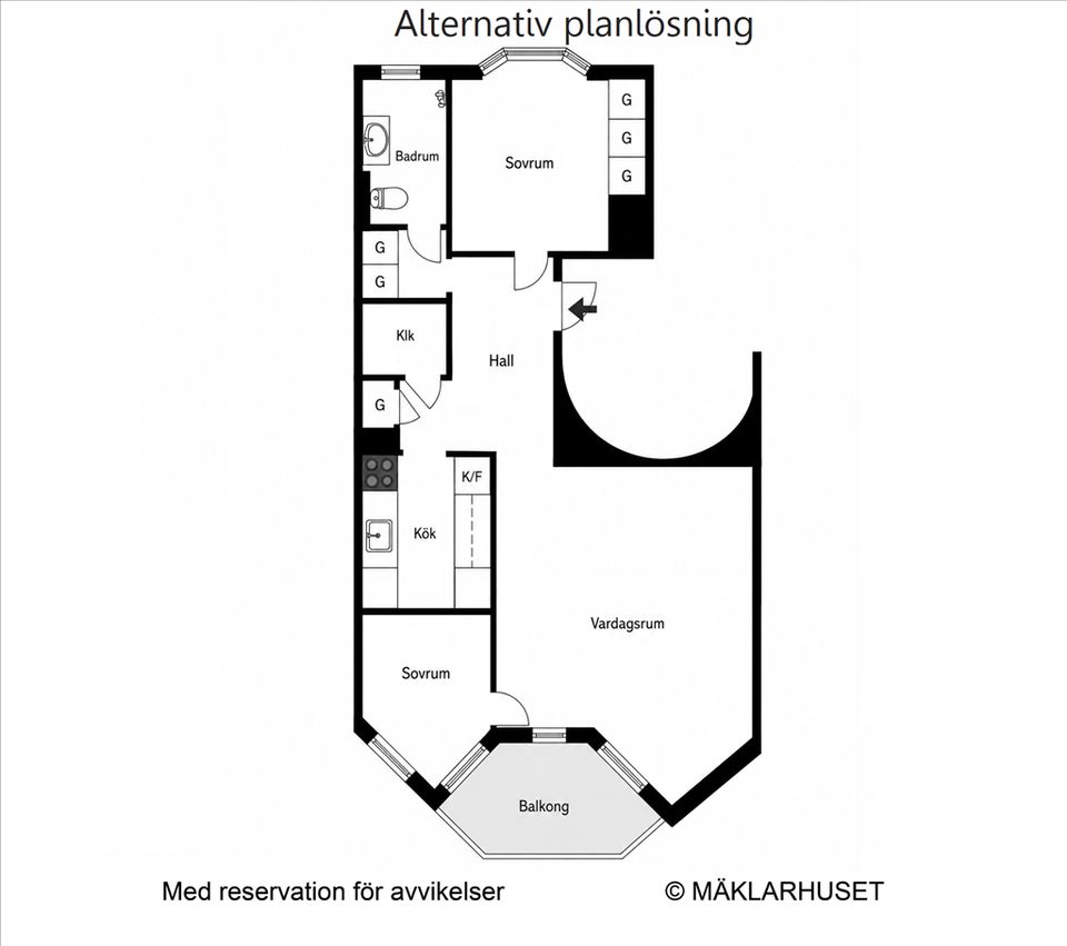 Bostadsrätt, Gubbkärrsvägen 29 S, Våning 2/4, Nockebyhov, Stockholm