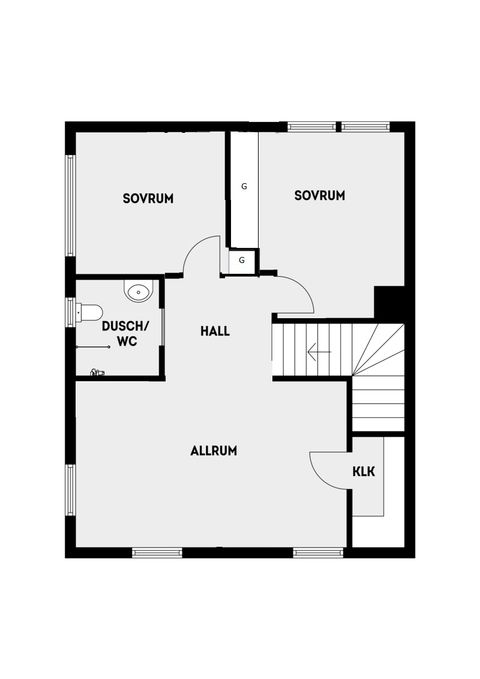 Radhus, Sandborgsslingan 44c, Täby Kyrkby, Täby