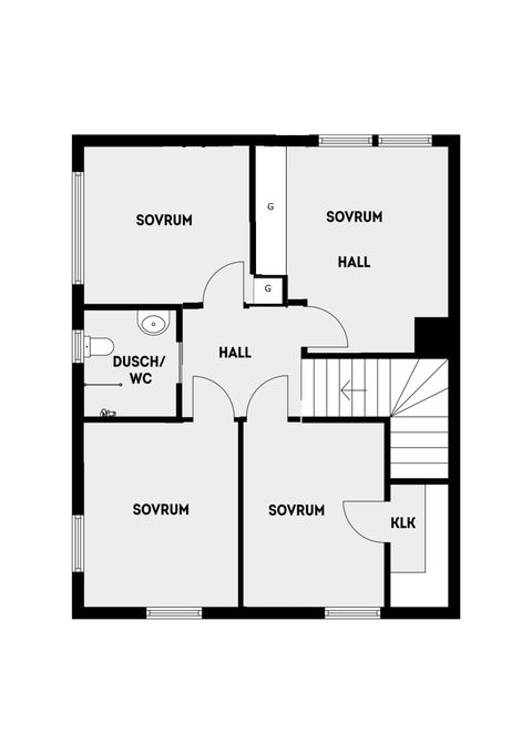 Radhus, Sandborgsslingan 44c, Täby Kyrkby, Täby