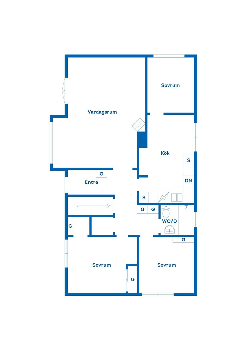 Villa, Norrbyvägen 23, Los, Ljusdal