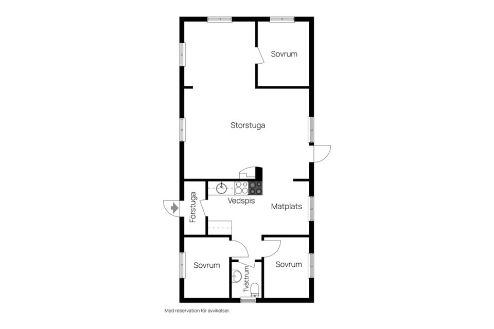 Fritidshus, Flisbergen 245, Väddö Flisbergen, Norrtälje