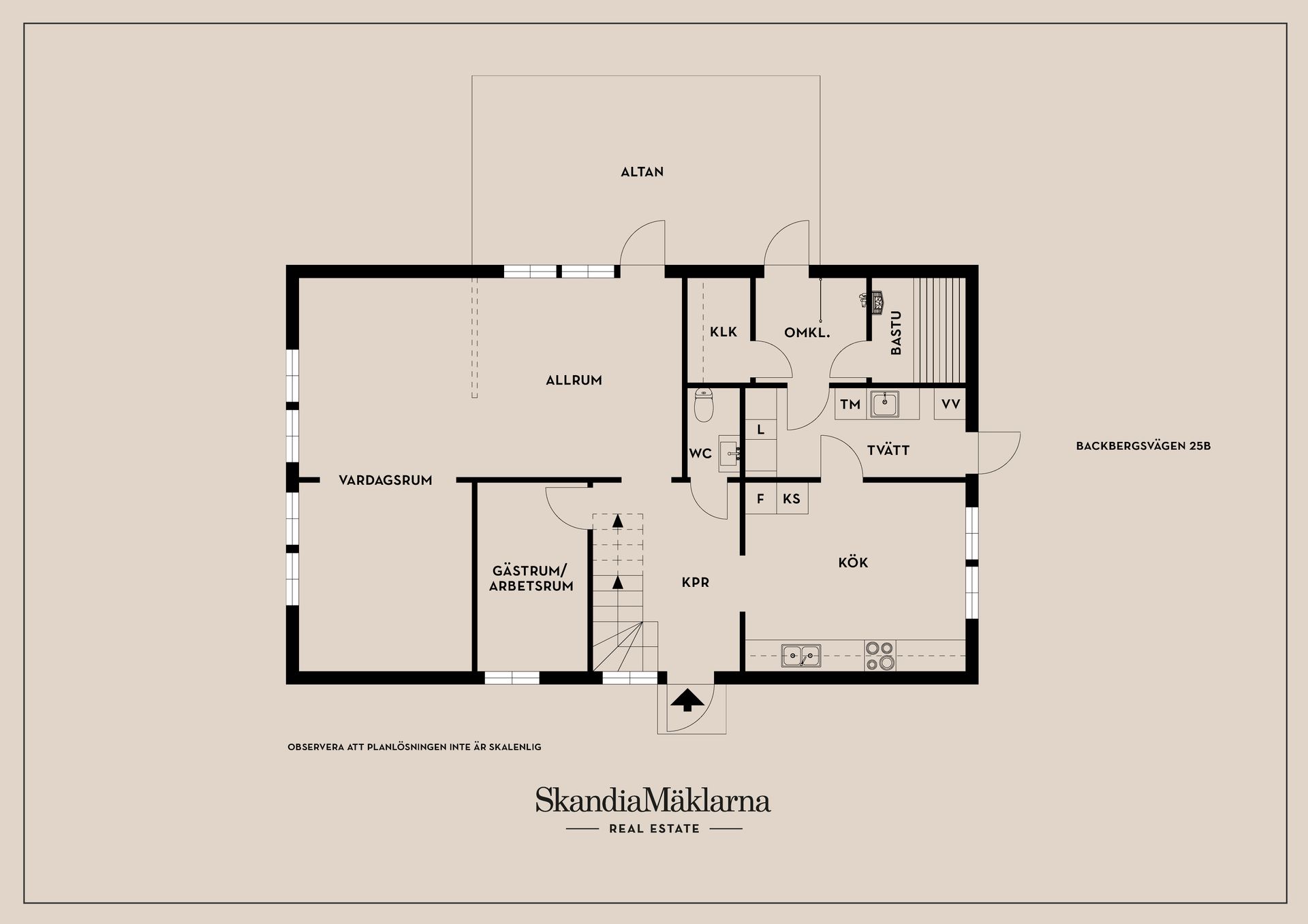 Villa, Backbergsvägen 25B, Hosjö, Falun