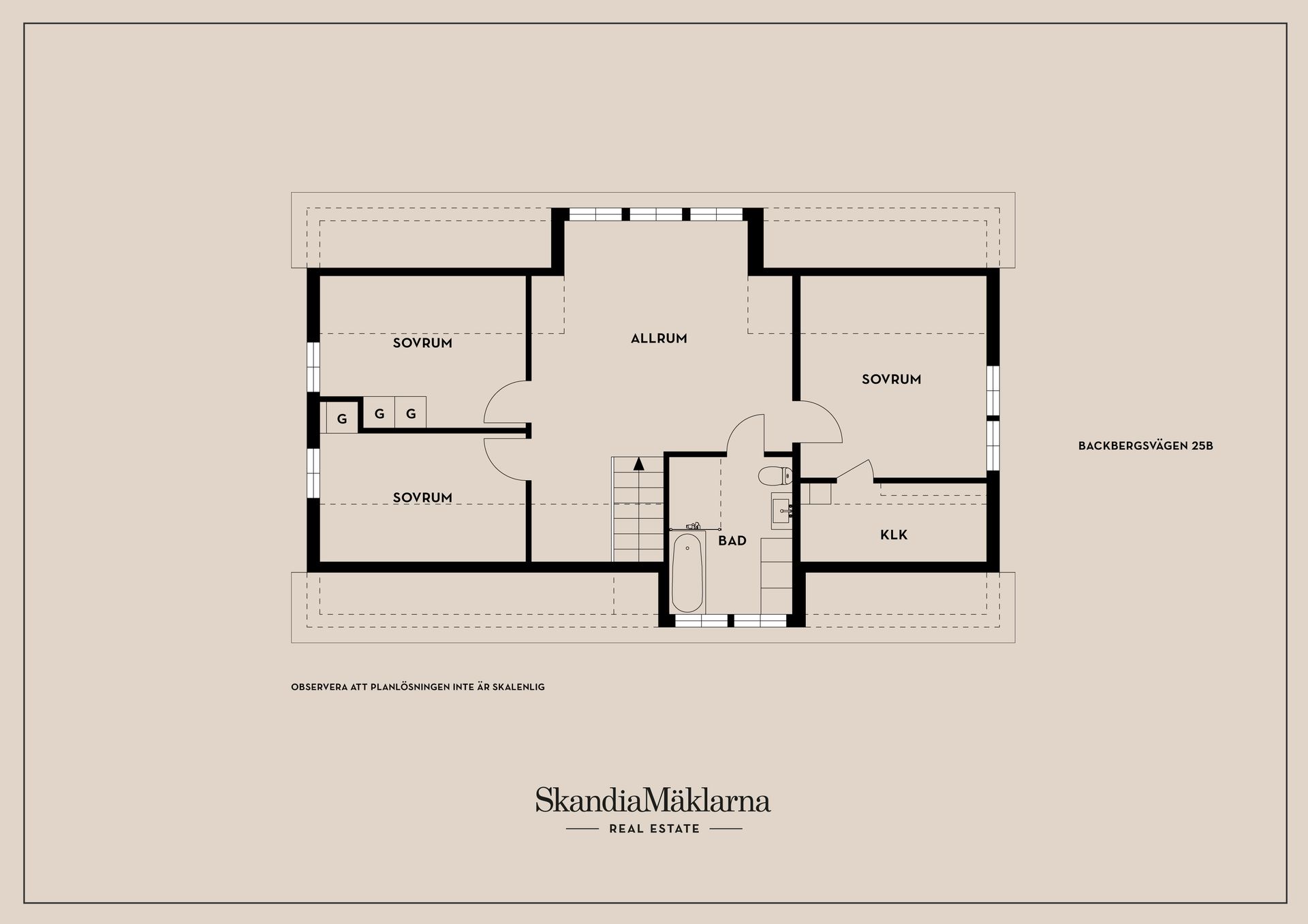 Villa, Backbergsvägen 25B, Hosjö, Falun