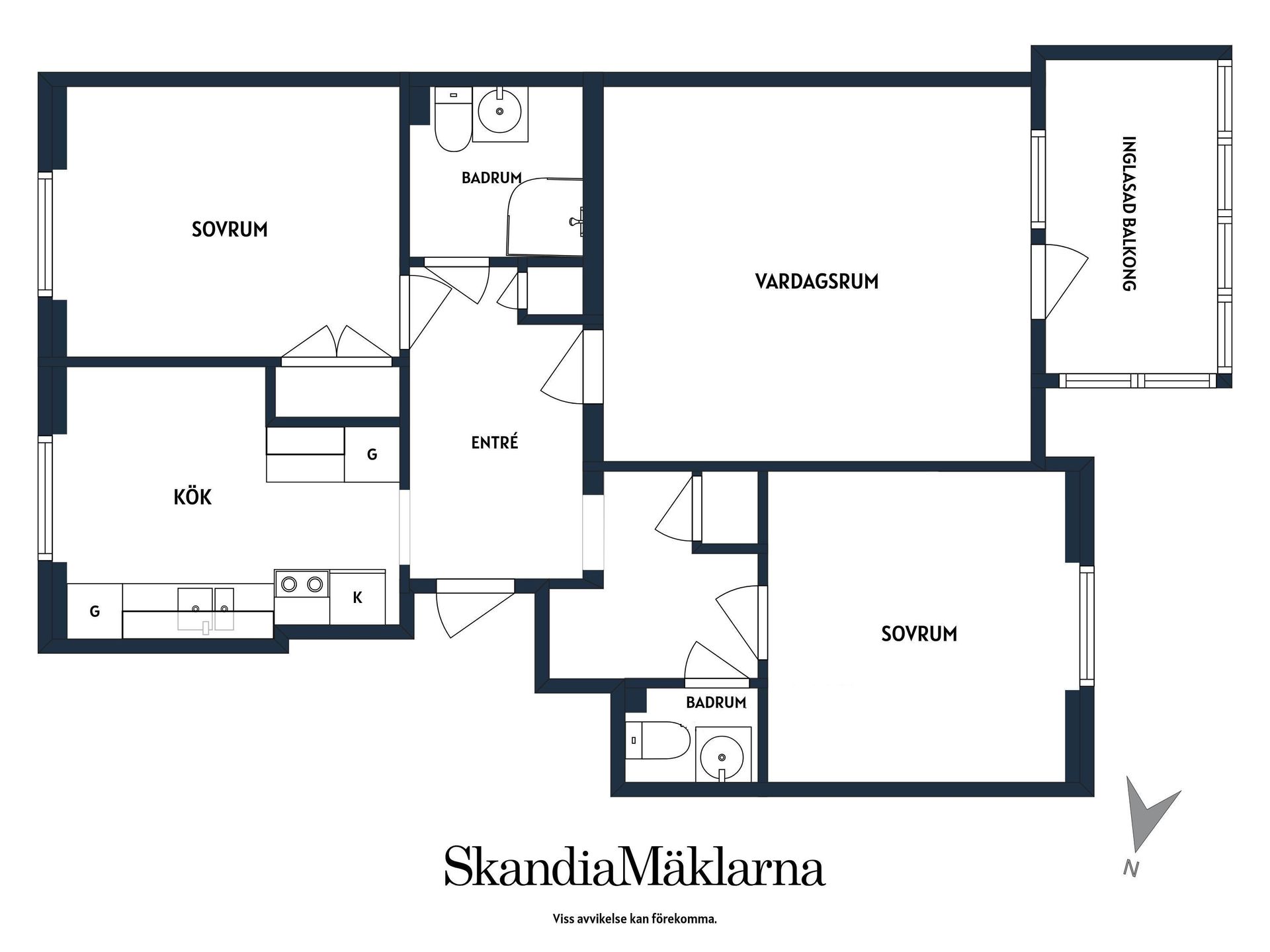 Bostadsrätt, Södertäljevägen 1A, Centralt, Strängnäs