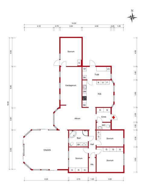 Villa, Sörmlandsgatan 4, Åstorp